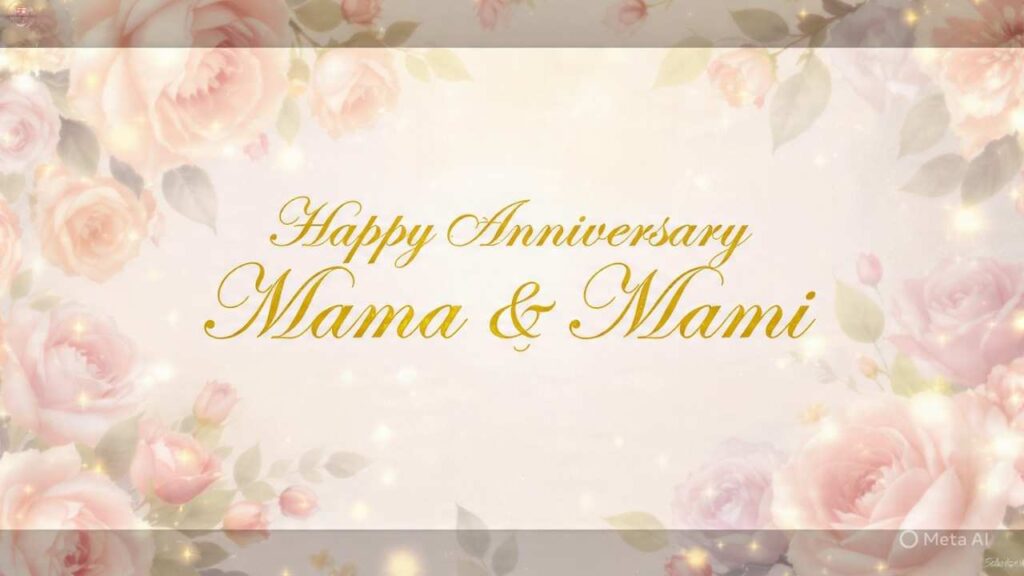 50th Marriage Anniversary Wishes For Mama And Mami