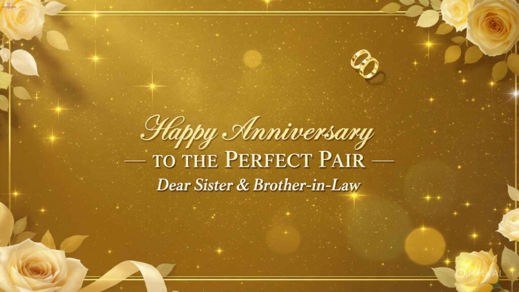 Anniversary Wishes for Sister and Brother-in-Law in Urdu