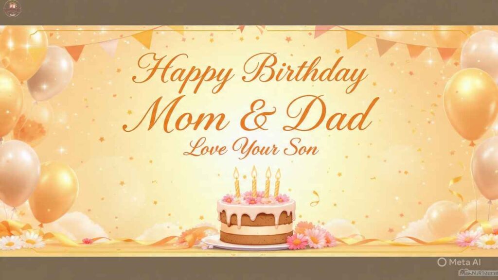 Birthday Wishes for Parents from Son
