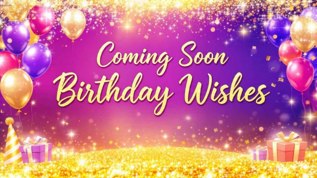 Coming Soon Birthday Wishes for Sister