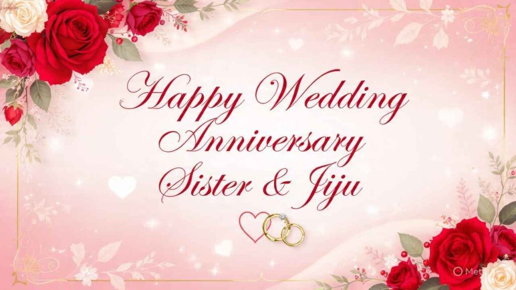 First Anniversary Wishes for Your Sister and Jiju