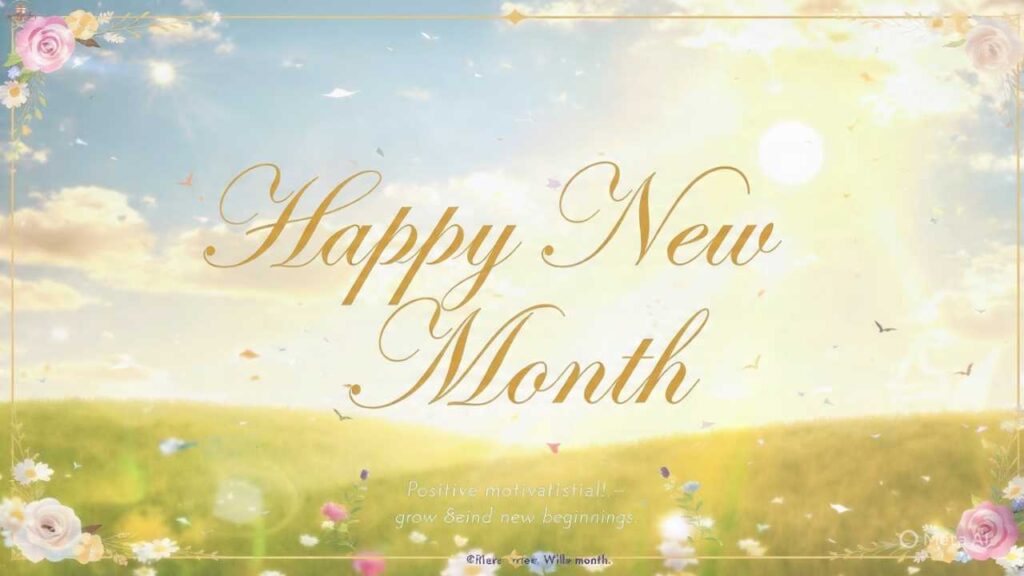 Happy New Month Message to My Friend