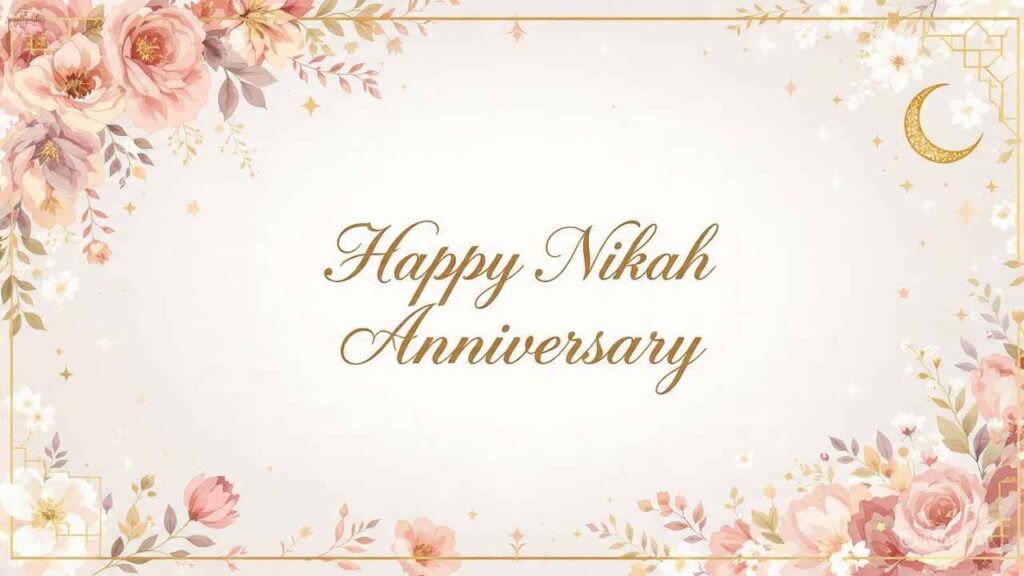 Happy Nikkah Anniversary