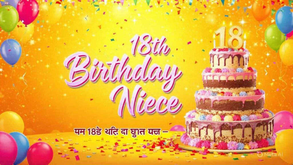 Inspirational 18th Birthday Wishes for Your Niece