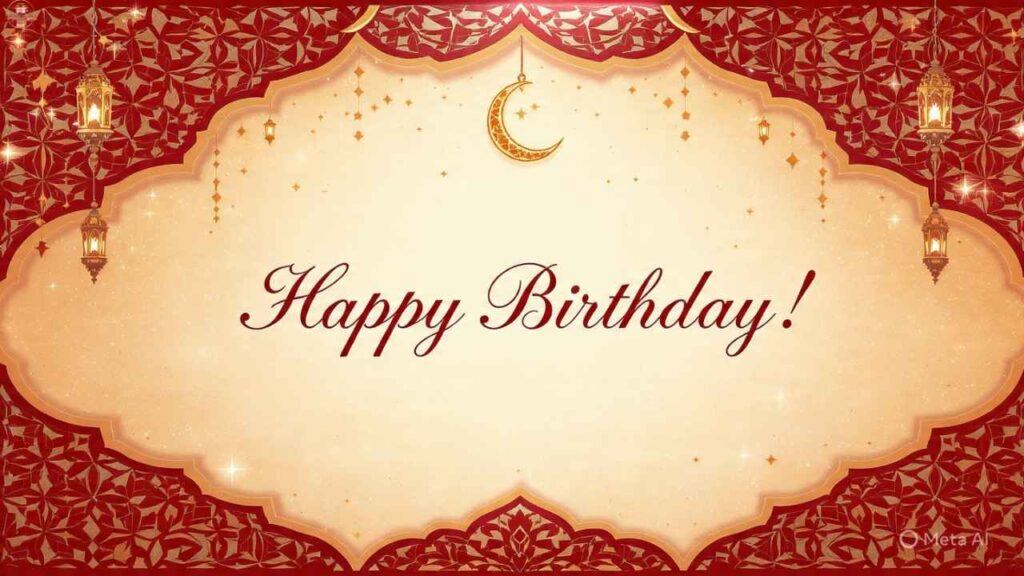 Islamic Birthday Wishes for Myself
