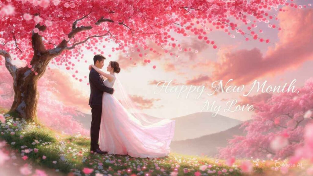 Long-Distance Happy New Month Messages to My Girlfriend