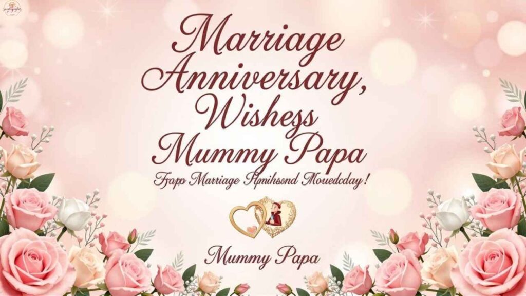 Marriage Anniversary Wishes for Mummy Papa in English