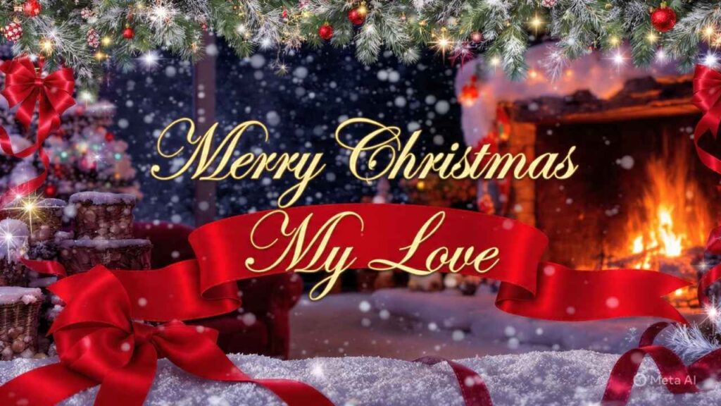Merry Christmas Wishes to My Love Far Away