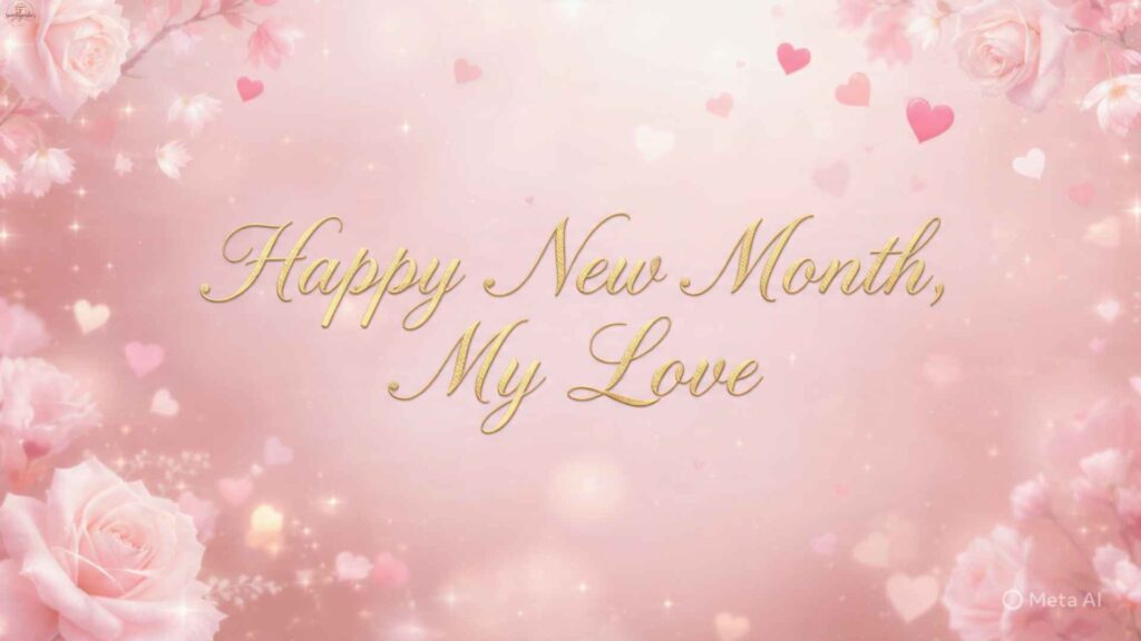 New Month Message for Boyfriend