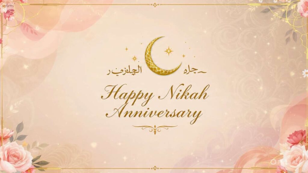 Nikah Anniversary Wishes for Couples