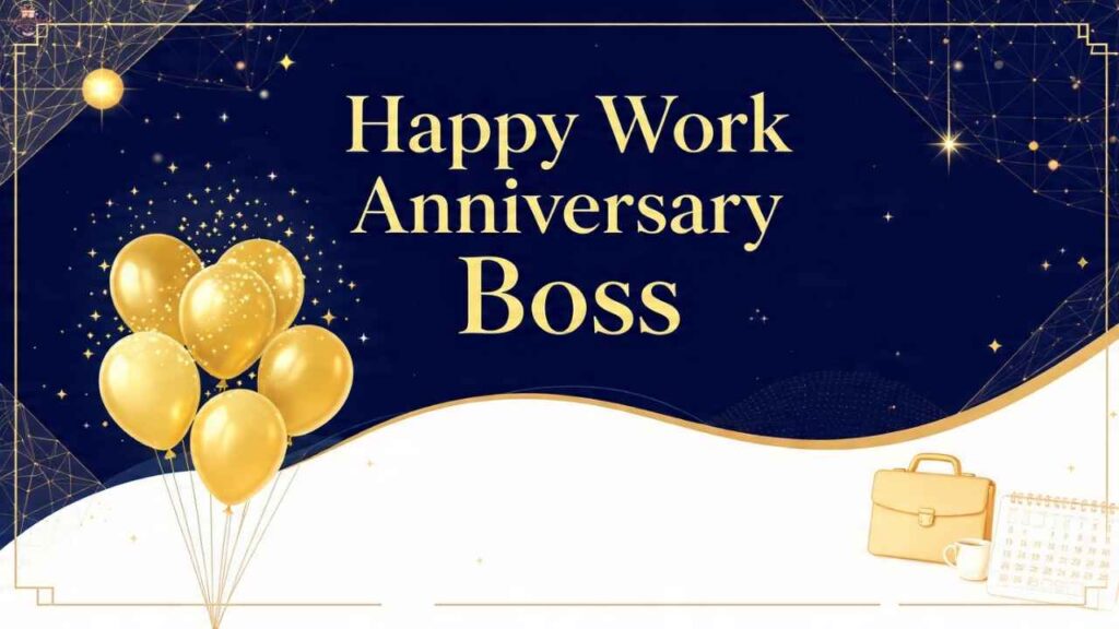 Personalized Anniversary Wishes for Boss