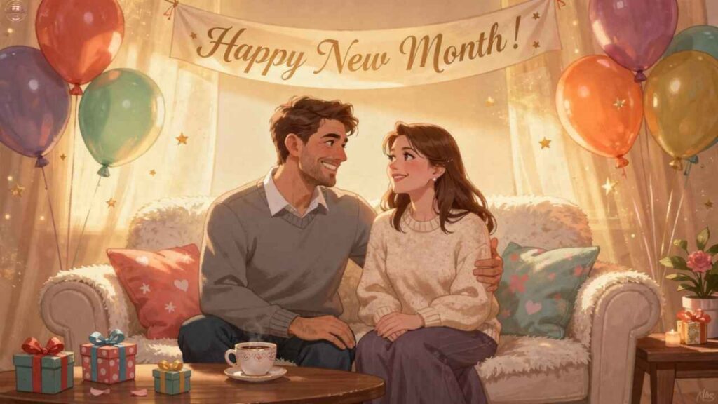 ROMANTIC NEW MONTH WISHES FOR HER