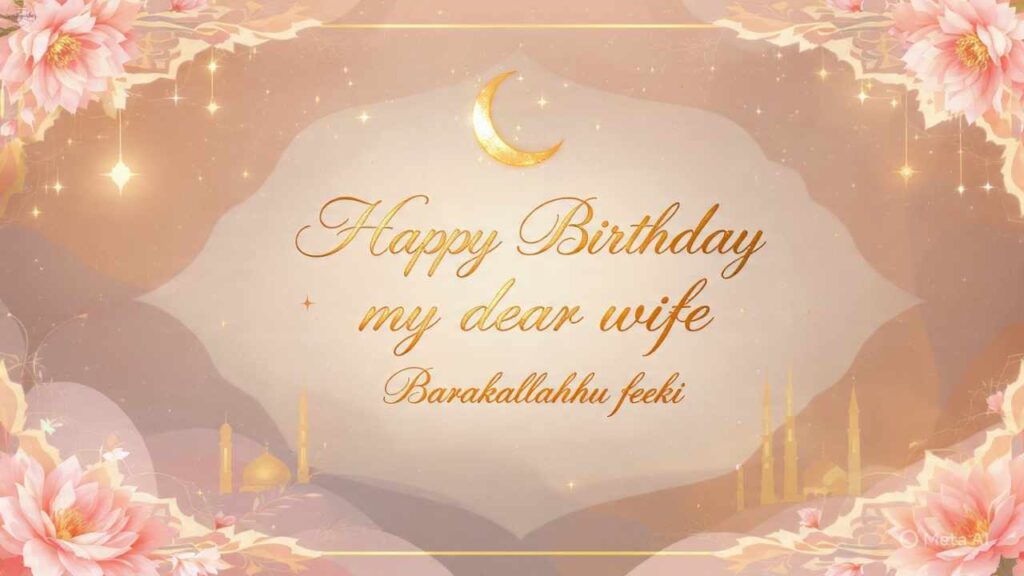 Special and Inspiring Islamic Birthday Messages for Wife