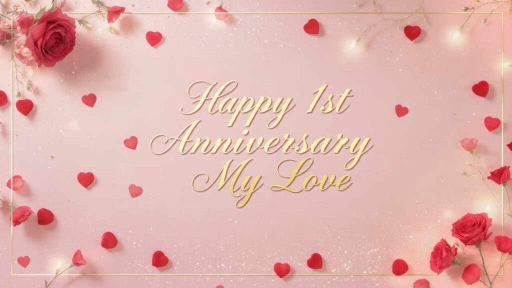 1 Year Wedding Anniversary Wishes For Couple