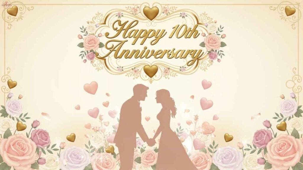 10th Anniversary Wishes for Sister