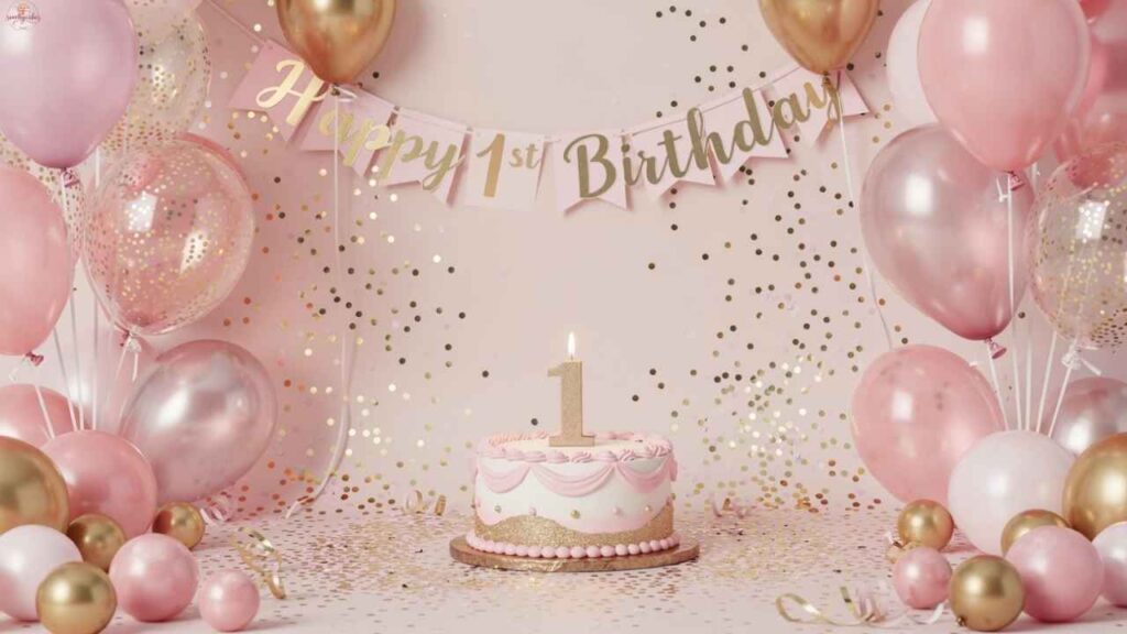1st Birthday Wishes for Baby Girl Twins