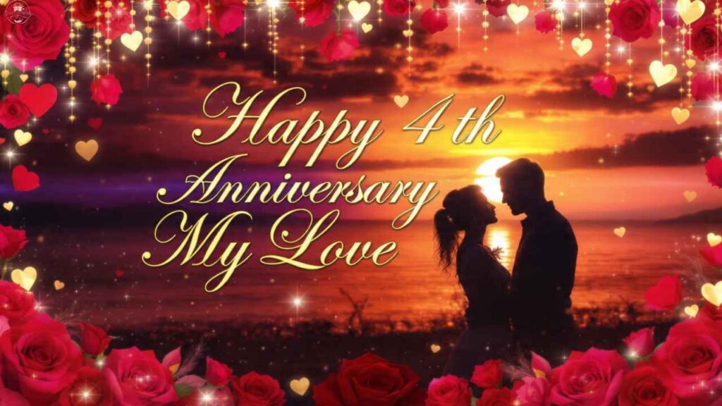 4-Year Anniversary Wishes For Couples (Friends Or Family)