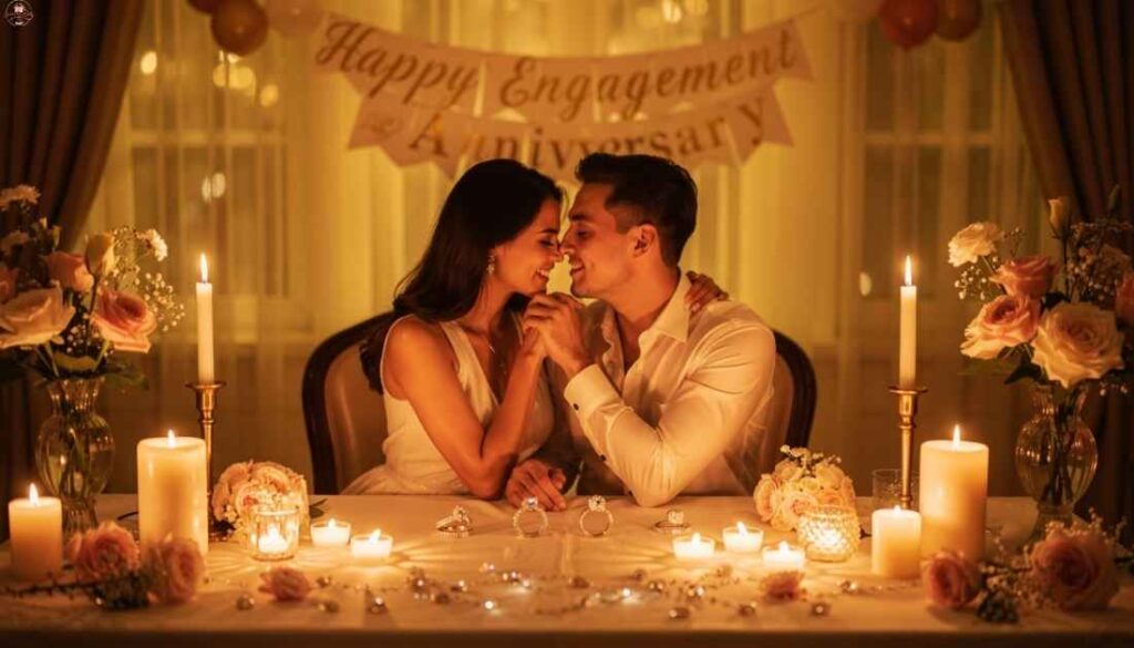 4th Engagement Anniversary Wishes for Couple