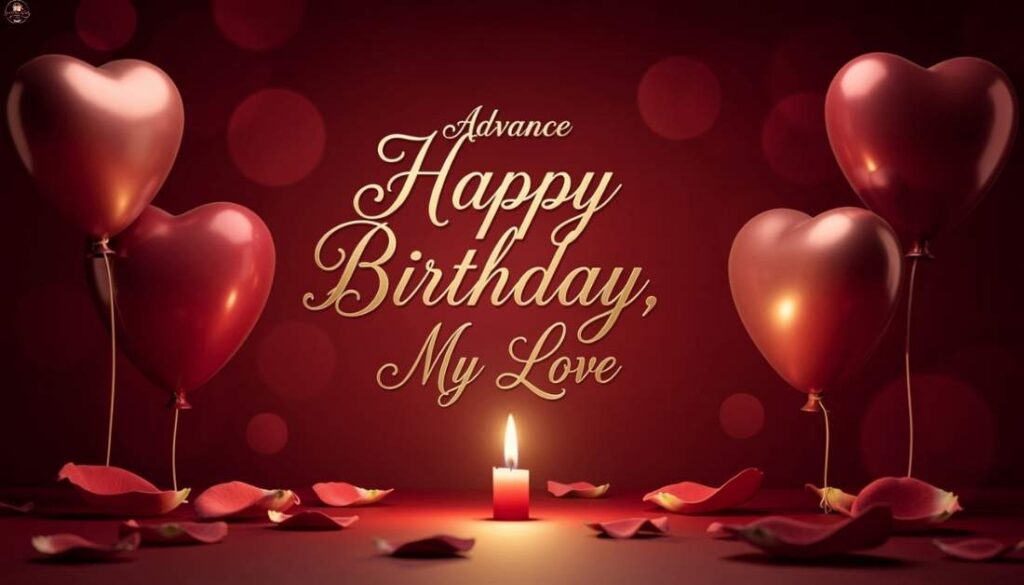 Advance Birthday Wishes for Lover (Girlfriend)