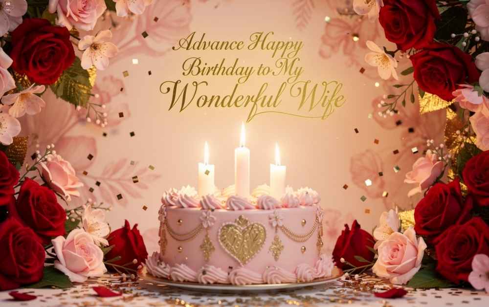 Advance Happy Birthday Quotes For Wife