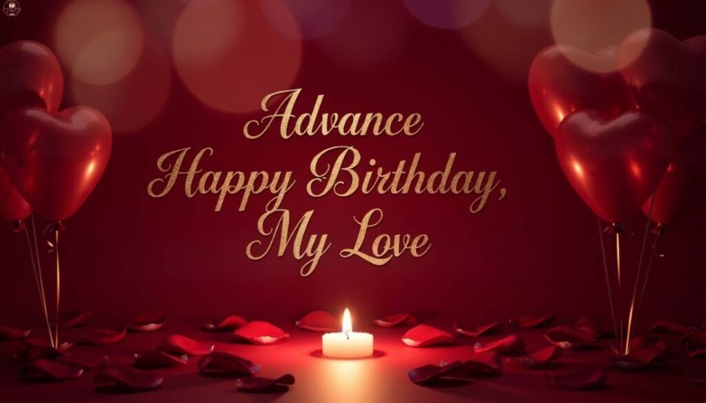 Advance Happy Birthday Wishes for Lover in English