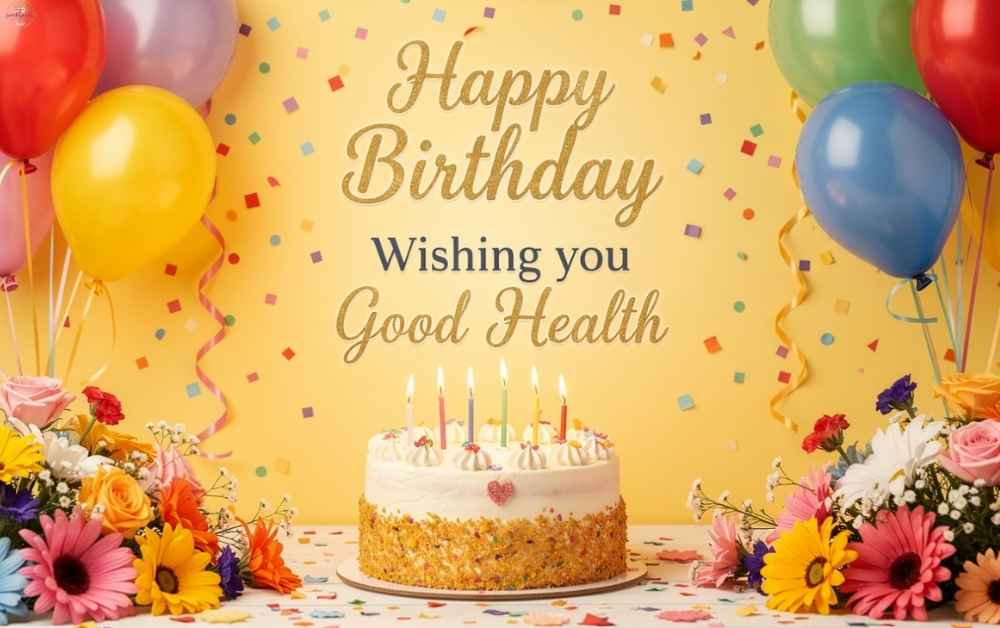 Birthday Wishes for Good Health and Prosperity