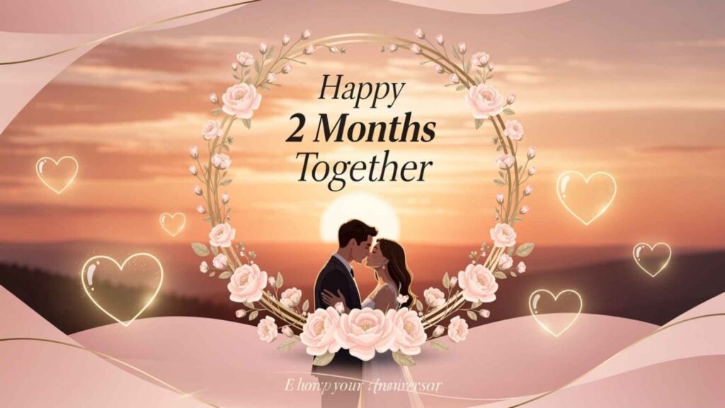 Cute and Funny 2-Month Anniversary Wishes