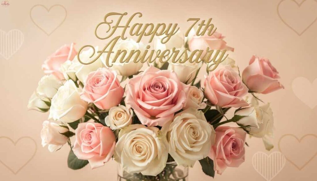 Cute and Sweet 7th Anniversary Messages