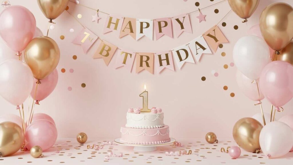 First Birthday Wishes for Baby Girl from Godparents