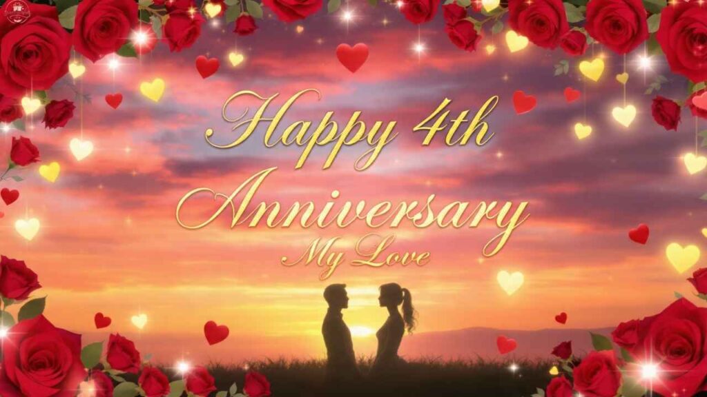 Happy 4th Anniversary My Love My Husband