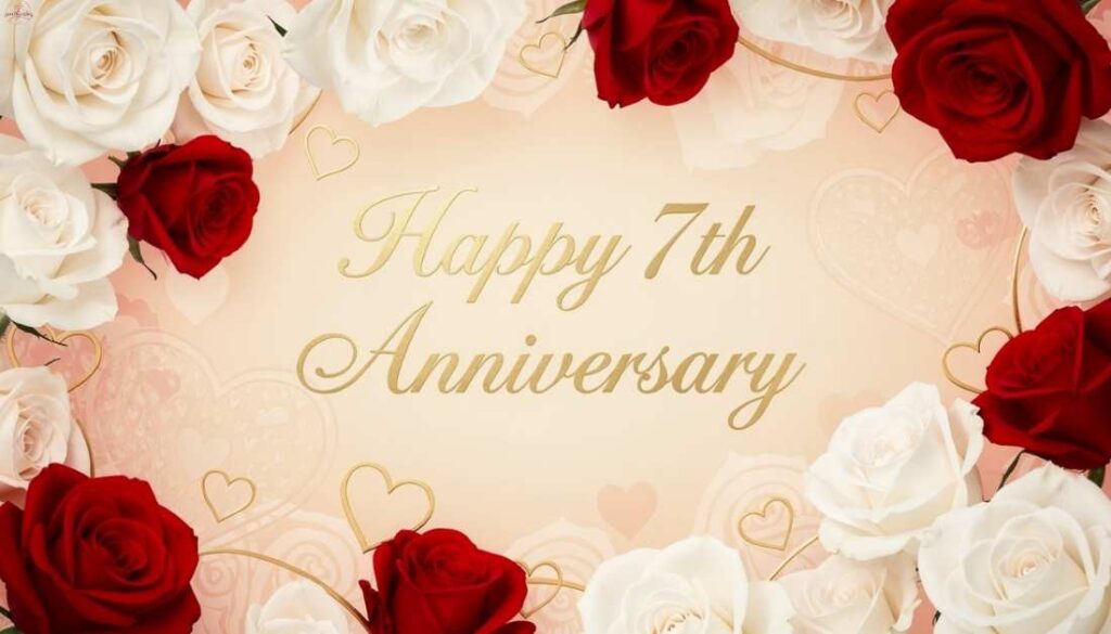Happy 7th Anniversary Wishes for Girlfriend
