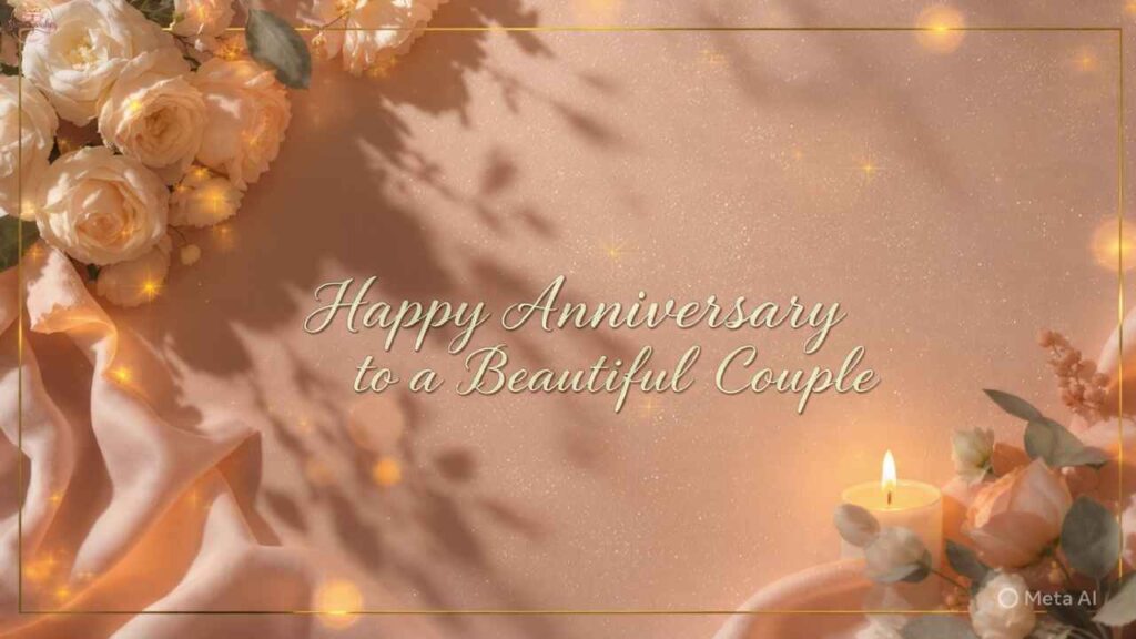 Happy Anniversary for Couple