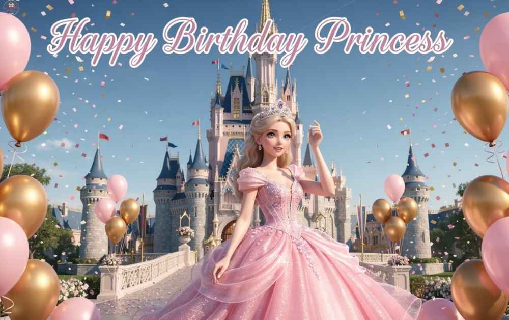 Happy Birthday Princess Wishes for your Niece