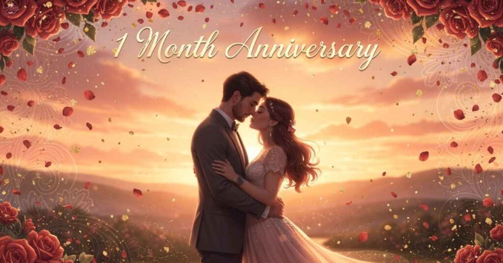 Heartfelt One Month Anniversary Wishes 