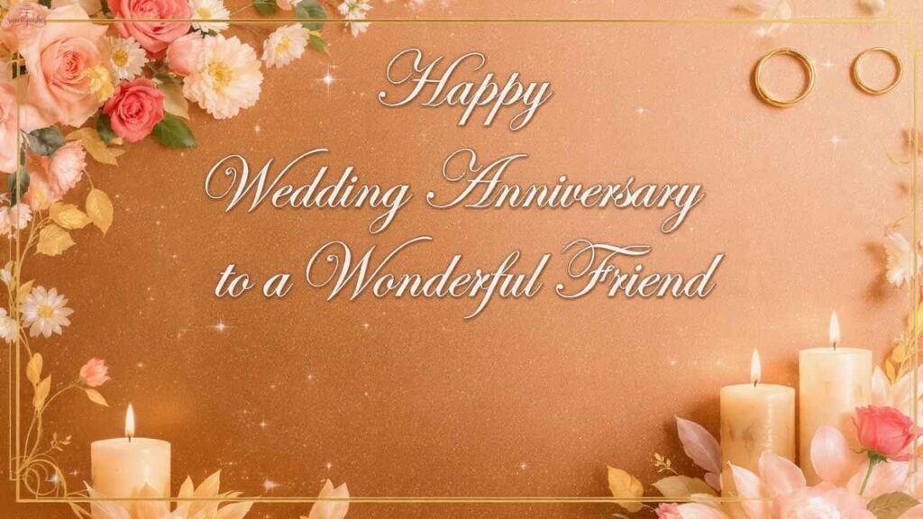 Loving Anniversary Greetings for a Friend