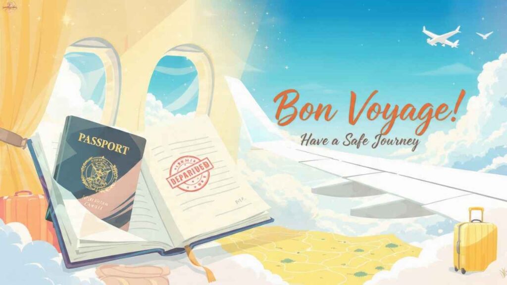 Personalized Safe Journey Wishes for Friend