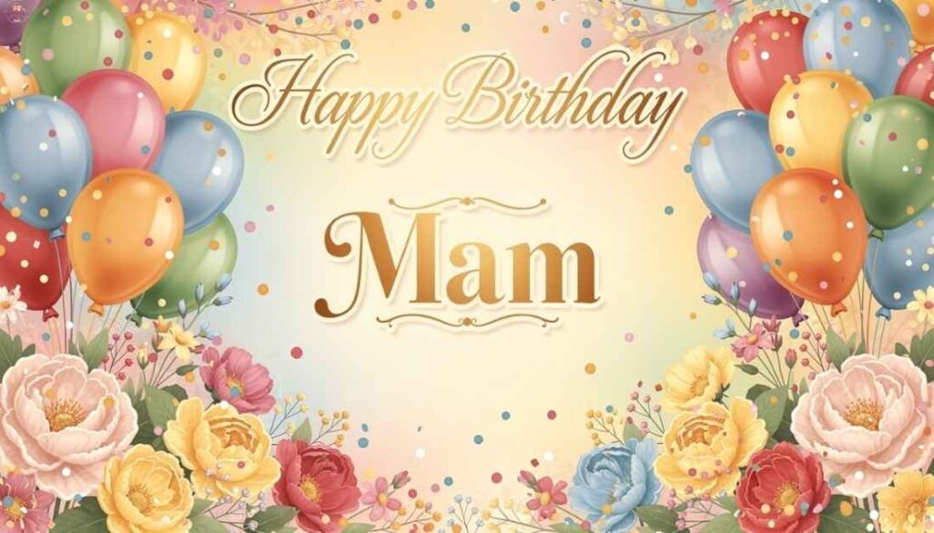 Professional Birthday Wishes For Mam 