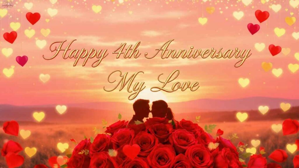 Romantic 4-Year Anniversary Wishes For Wife