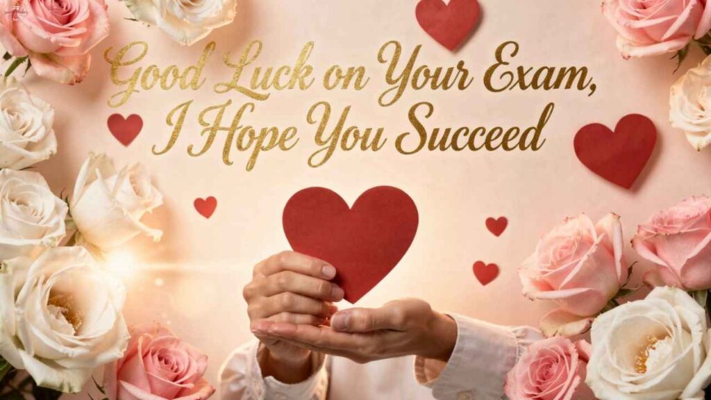Short Romantic Good Luck Exam Wishes for Girlfriend