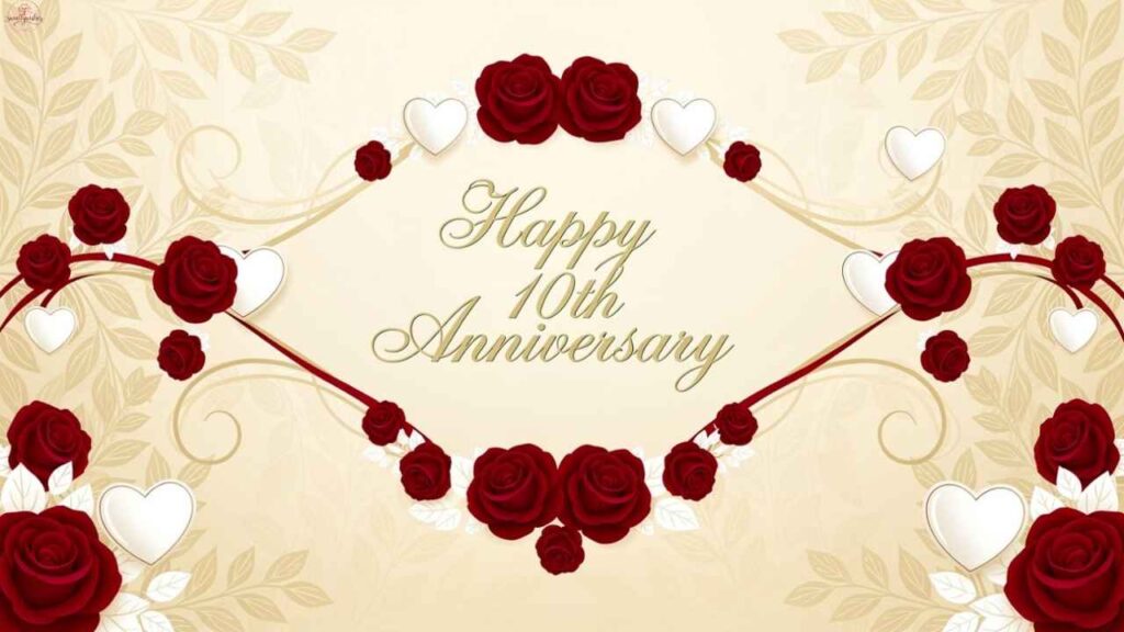Short & Sweet 10th Anniversary Wishes