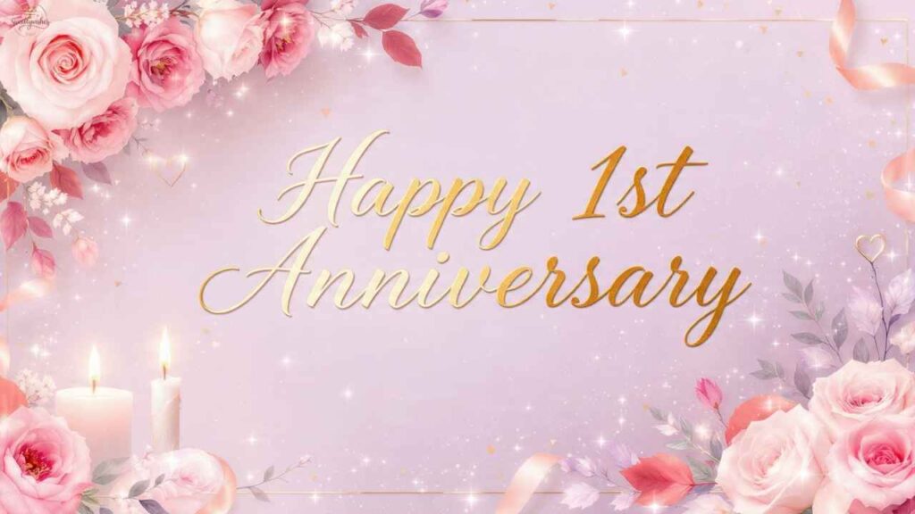 1 Year Anniversary Wishes For Couple