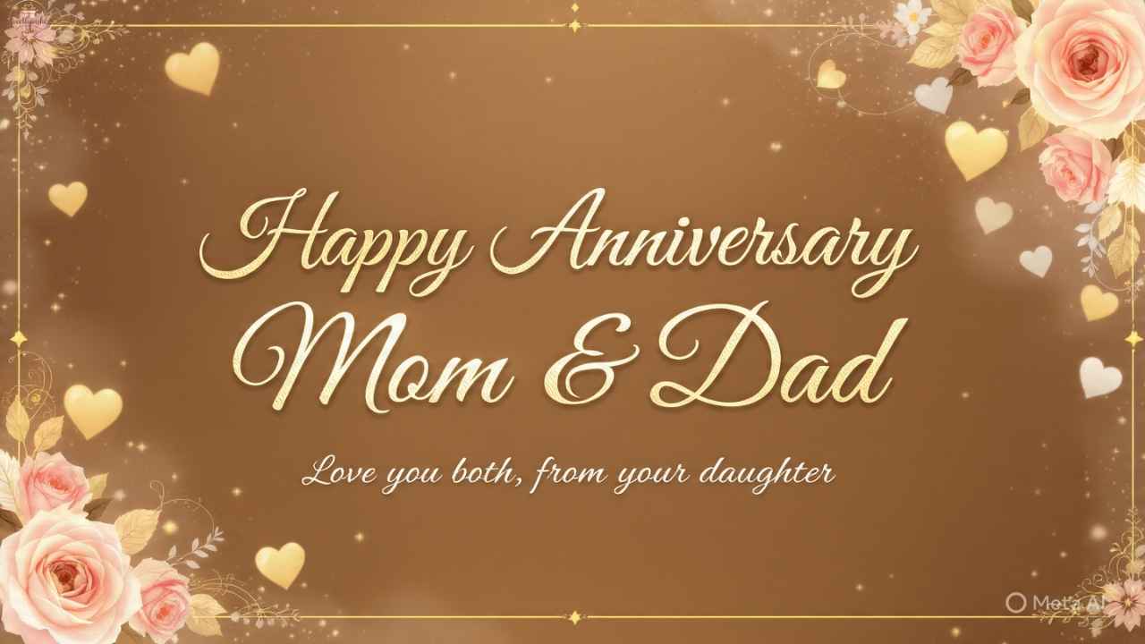 250+ Anniversary Wishes for Parents from Daughter – Heart-Touching Messages to Melt Their Hearts