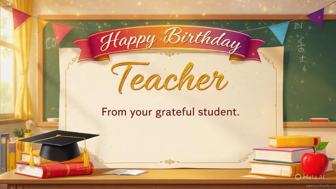 250+ Birthday Wishes for Teacher from Student – Heartfelt & Unique Ideas