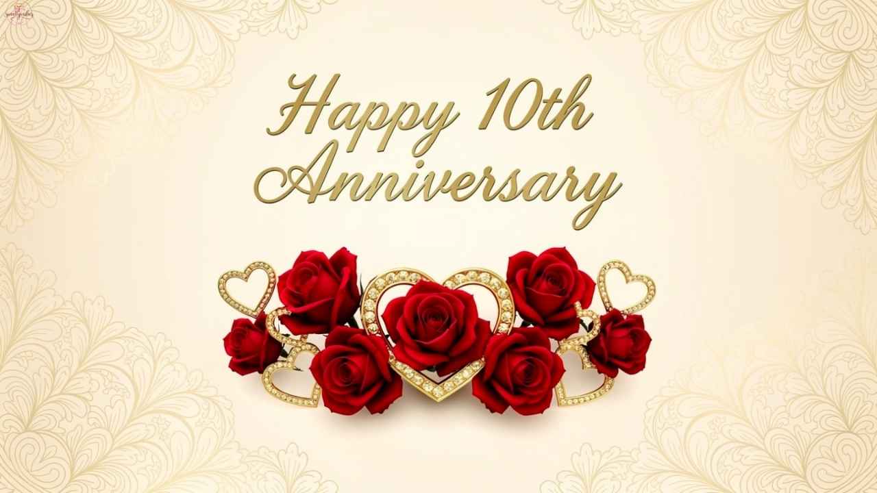 250+ 10th Anniversary Wishes, Quotes & Messages to Celebrate 10 Years of Love