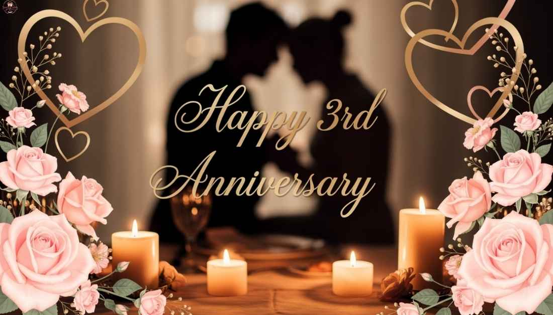 250+ 3 Year Anniversary Wishes Full of Love, Memories & Happiness