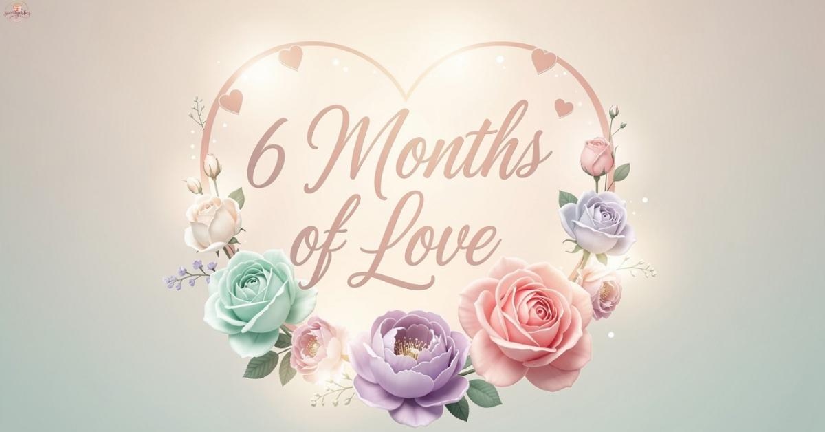 250+ 6 Month Anniversary Wishes – Love, Cute & Emotional Half-Year Lines