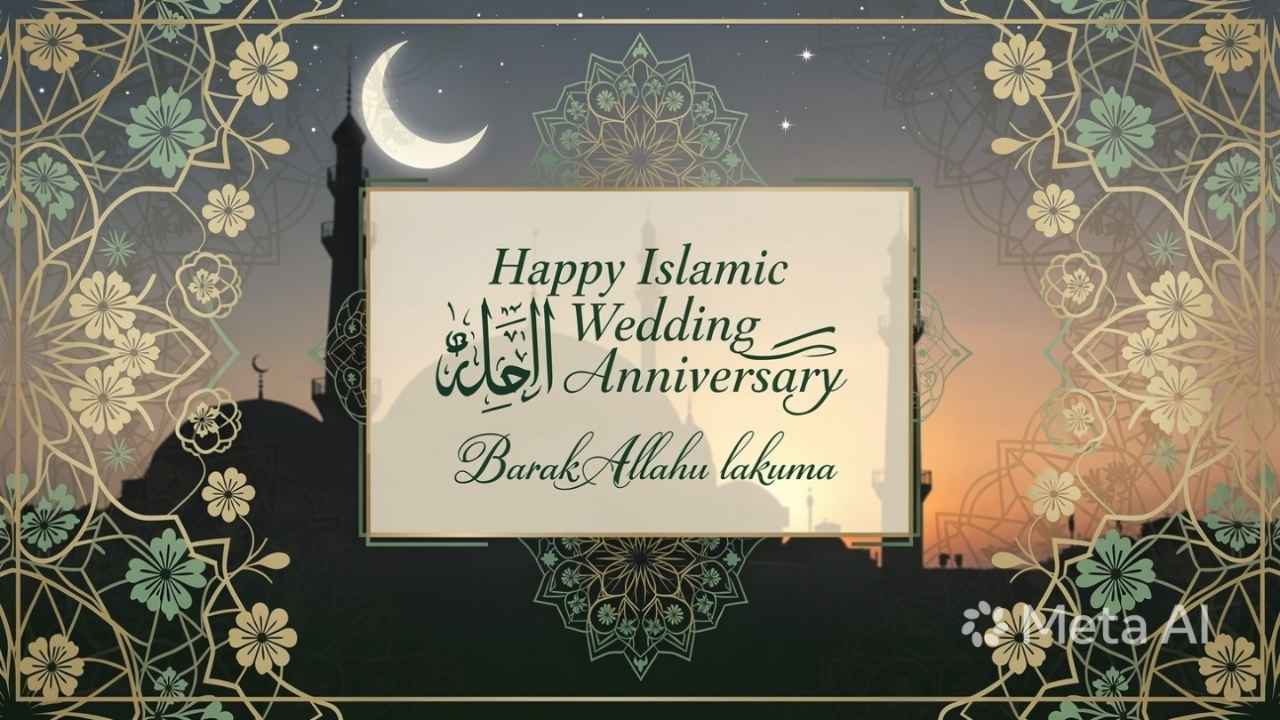 250+ Islamic Wedding Anniversary Wishes for Couples-Soulful Duas & Endless Blessings
