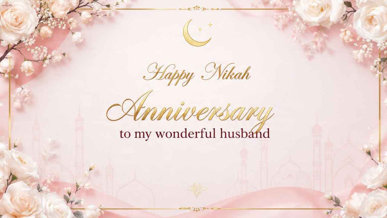 250+ Nikah Anniversary Wishes for Husband to Express Love, Duas & Blessings