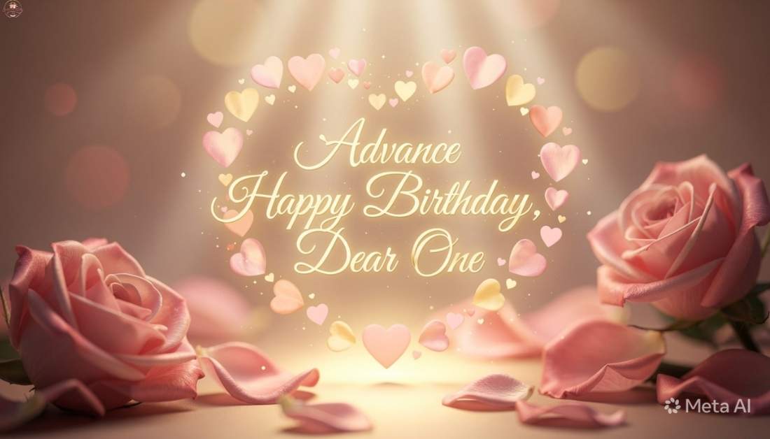 275+ Advance Happy Birthday Wishes for Love for Romantic & Memorable Moments