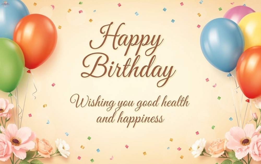 275+ Birthday Wishes for Good Health, Happiness & Long Life